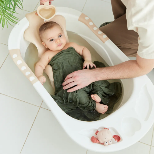 Детская ванночка Happy Baby Bath Comfort 34005 40л, съемная горка, ковш, со сливом