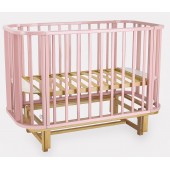 Кроватка Rant Sandy овальная Cloud Pink