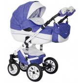 Коляска Riko Brano Ecco 2 в 1 19 фиолетовый-белый