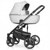 Коляска 2 в 1 Riko Basic Ozon Premium 31 белый-серебристый