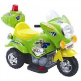 Электромотоцикл TjaGo Mini Police / зеле