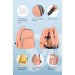 Рюкзак текстильный F9 (20 шт) (Оранжевый)