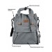 Рюкзак текстильный F7 (40 шт) (Темно-серый)