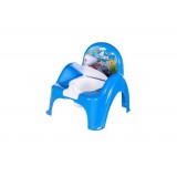 Горшок-стульчик Tega Машинки blue голубой